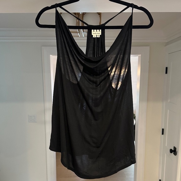 Haute Hippie Black Modal Tank / Camisole - Size M - Picture 1 of 10